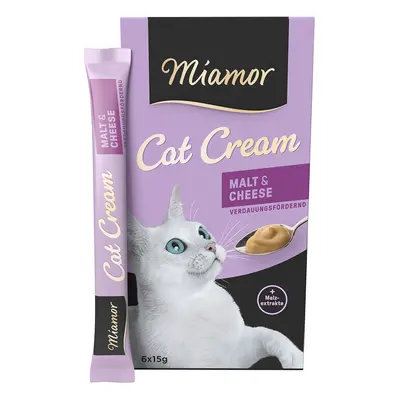 Miamor Cat Snack Malt-Cream & Cheese - Saver Pack: 24 x 15g