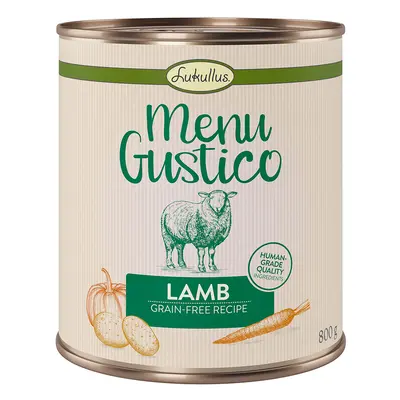 Lukullus Menu Gustico Saver Pack 24 x 800g - Lamb with Carrots, Potato & Pumpkin