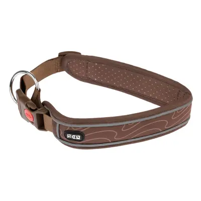 TIAKI Collar Soft & Safe, brown - Size S: 35 - 45 cm neck circumference, W 40 mm