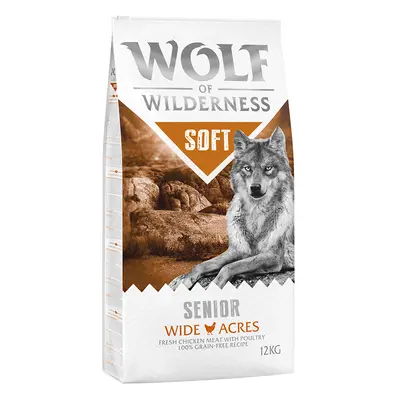 Wolf of Wilderness Economy Pack 2 x 12kg - Senior Soft "Wide Acres" - Chicken