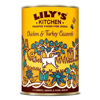 Lily's Kitchen Chicken & Turkey Casserole - 6 x 400g