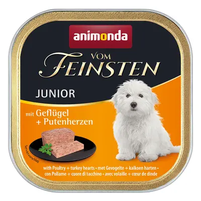 Animonda vom Feinsten Junior 6 x 150g - Poultry & Turkey Hearts