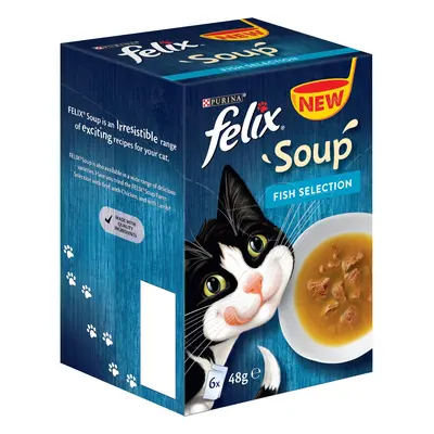 Felix Soup Saver Pack 48 x 48g - Fish Selection