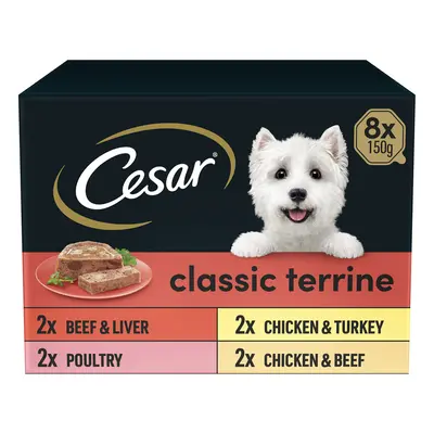 Cesar Classic Terrine Mixed Pack - 4 x 150g