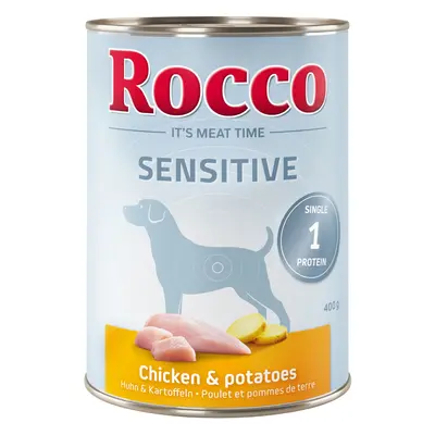 Rocco Sensitive Saver Pack 24 x 400g - Chicken & Potatoes