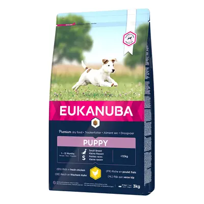 Eukanuba Puppy Small Breed - Chicken - Economy Pack: 3 x 3kg