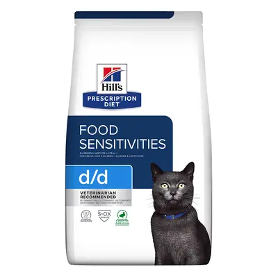 Hill's Prescription Diet Feline d/d Food Sensitivities - Duck & Green Peas - Economy Pack: 2 x 3