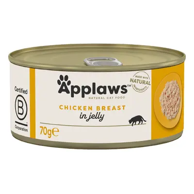 Applaws Adult Cat Cans in Jelly 70g - Chicken Breast (24 x 70g)