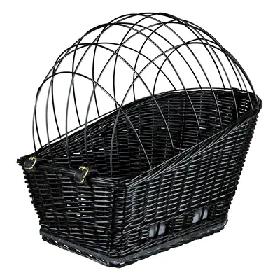 Trixie Rear-Mounted Black Bicycle Basket - 55 x 35 x 49cm (L x W x H)