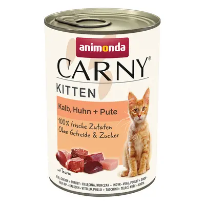 Animonda Carny Kitten 12 x 400g - Veal, Chicken & Turkey