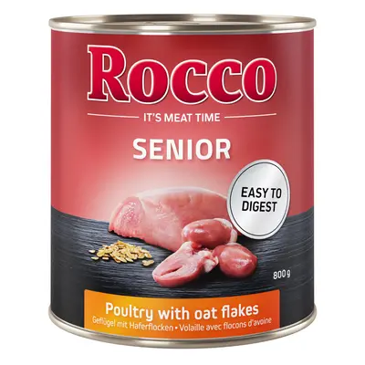 Rocco Senior 6 x 800g - Poultry with Oat Flakes