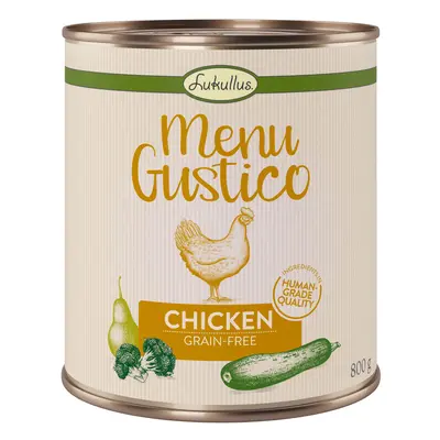 Lukullus Menu Gustico Chicken – Grain-free - 6 x 800g