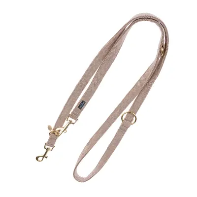 Nomad Tales Calma Collar, sand - Matching leash: 200 cm long, 20 mm wide