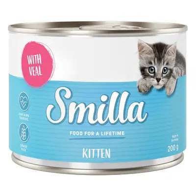 Smilla Kitten Saver Pack 12 x 200g - with Veal