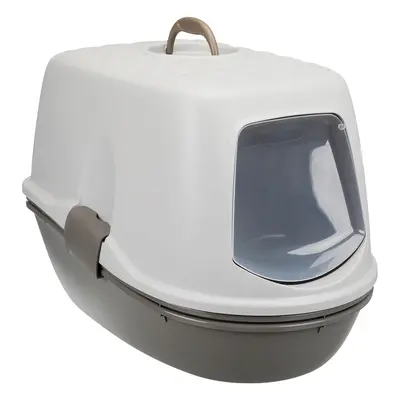 Trixie Berto Top Cat Litter Box - Taupe/light taupe