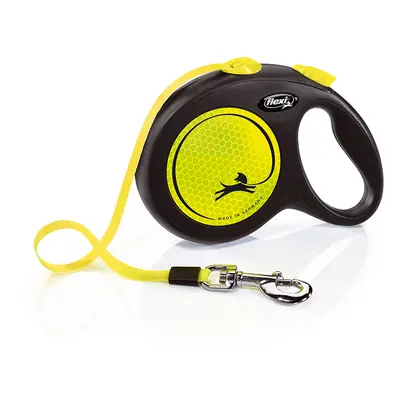 Flexi New Neon webbing leash 5 m - L: up to 50 kg