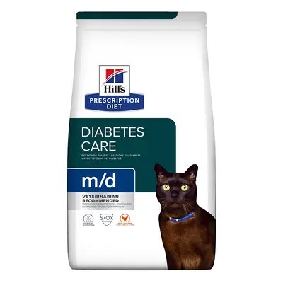 Hill's Prescription Diet Feline Economy Packs - m/d Diabetes Care - Chicken (2 x 3kg)