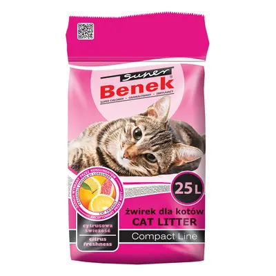 Super Benek Compact Citrus Freshness - 25 L (approx. 20 kg)