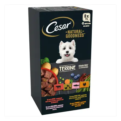 Cesar Natural Goodness Terrine Mixed Selection - 8 x 100g