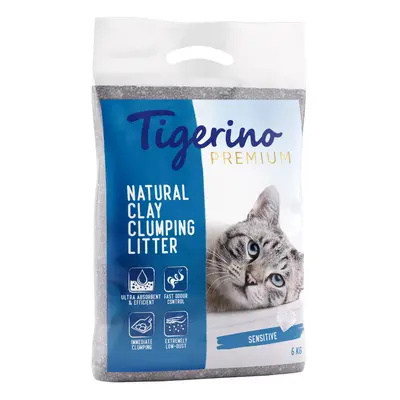 Tigerino Premium Cat Litter – Sensitive (Unscented) - 6kg