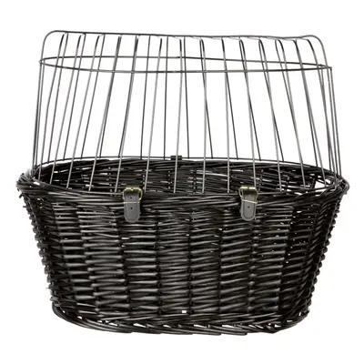 Trixie Black Bicycle Basket - 50 x 35 x 41 cm (L x W x H)