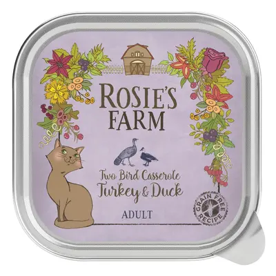 Rosie's Farm Adult Two Bird Casserole with Turkey & Duck - 16 x 100g (trays)