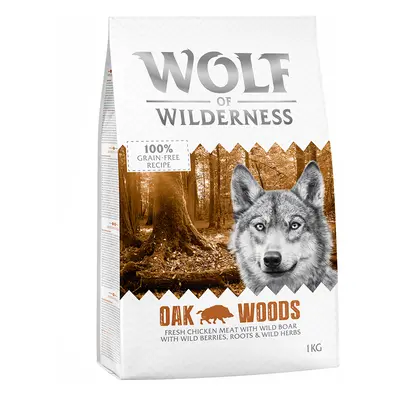 2 x 1kg Wolf of Wilderness Dry Dog Food - Try Now! - Adult "Oak Woods" Wild Boar (2 x 1kg)