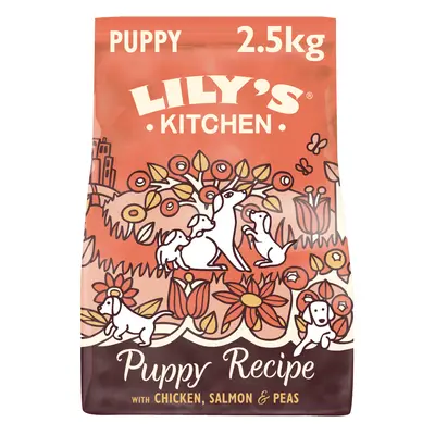 Lily's Kitchen Puppy Dry Dog Food - Chicken, Salmon & Peas - 2.5kg