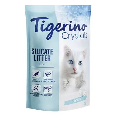 Tigerino Crystals Cat Litter – Classic Sensitive (Unscented) - 5 litre