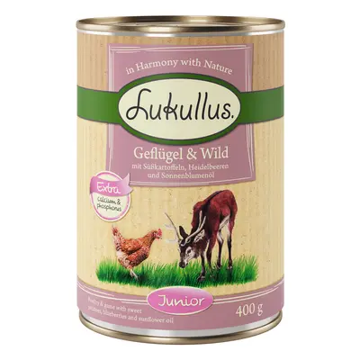 Lukullus Junior Poultry & Game - Grain-Free - 6 x 400g