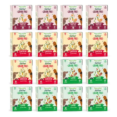 Naturediet Feel Good Adult - Grain Free Multipack - 16 x 390g