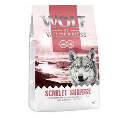 2 x 1kg Wolf of Wilderness Dry Dog Food - Try Now! - Adult "Scarlet Sunrise" - Salmon & Tuna (2 