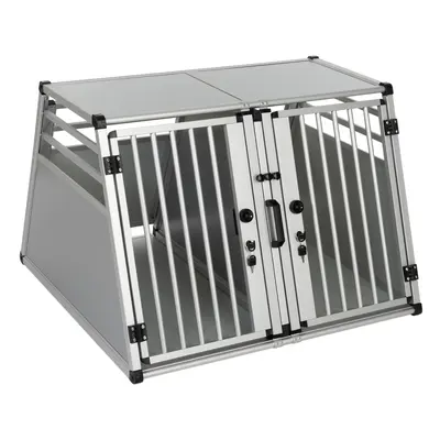 Aluline Double Dog Crate - X-Large: 97 x 92 x 68cm (W x D x H)