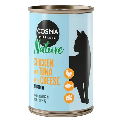 Cosma Nature 6 x 140g - Chicken & Tuna with Cheese