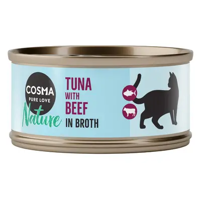 Cosma Nature Saver Pack 48 x 70g - Tuna with Beef