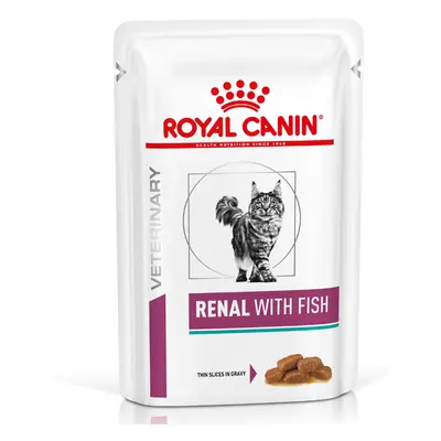 Royal Canin Veterinary Cat – Renal with Fish - Saver Pack: 48 x 85g