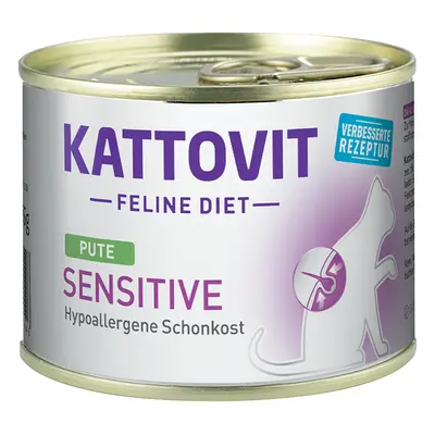 Kattovit Saver Pack 12 x 185g - Sensitive (Hypoallergenic Food) Turkey