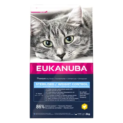 Eukanuba Sterilised/Weight Control Adult - Economy Pack: 2 x 2kg