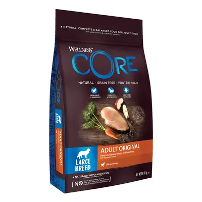 Wellness Core Large Adult Original Dry Dog Food - Economy Pack: 2 x 10kg