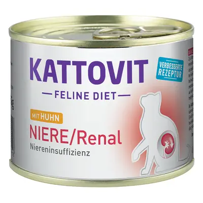 Kattovit Kidney/Renal (Renal Failure) 6 x 185g - Chicken