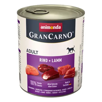 Animonda GranCarno Original Adult 6 x 800g - Beef & Lamb