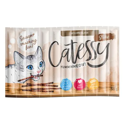 Catessy Sticks Super Saver Pack 150 x 5g - With BBQ Salmon