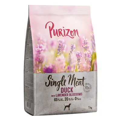 Purizon Single Meat Adult Dog – Grain-Free Duck with Lavender Blossoms - 1kg