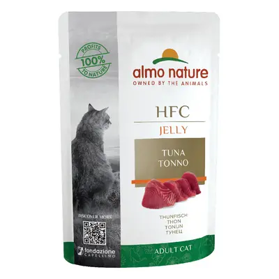 Almo Nature HFC Jelly Pouches for Cats Saver Pack 24 x 55g - Tuna