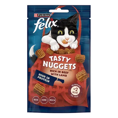 Felix Tasty Nuggets 50g - Beef with Lamb (8 x 50g)