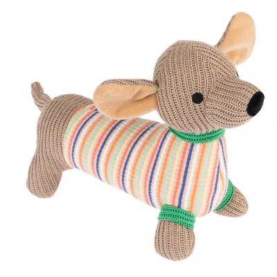 TIAKI Dog Toy Dachshund Cooper - L 28 x W 10 x H 23 cm