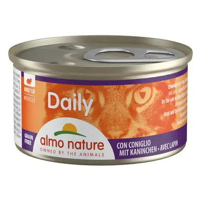 Almo Nature Daily Menu for Cats 6 x 85g - Mousse with Rabbit