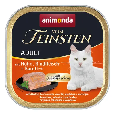 Animonda vom Feinsten Adult Tasty Fillings 6 x 100g - Chicken, Beef & Carrots