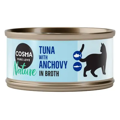 Cosma Nature Saver Pack 24 x 70g - Tuna with Anchovy