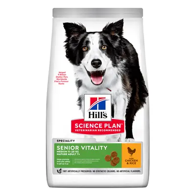 Hill’s Science Plan Adult 7+ Senior Vitality Medium with Chicken - Economy Pack: 2 x 14kg